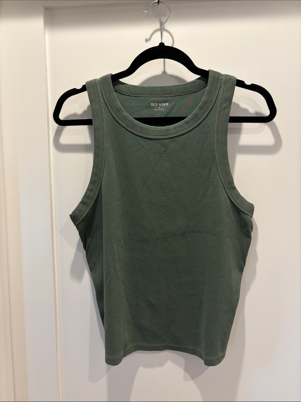 Old Navy Olive Green Ribbed Tank
